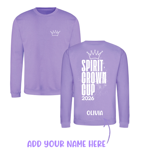 Spirit Gymnastics Academy - Spirit Crown Cup Comp Sweatshirt - Stacked Back Logo