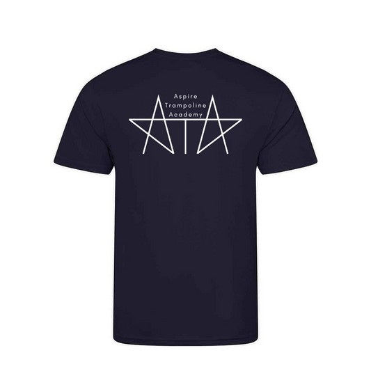 Aspire Trampoline - Club T-Shirt Navy