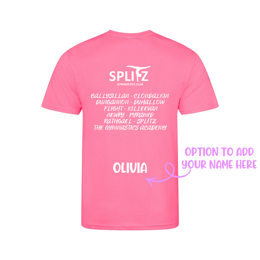 Splitz Gymnastics - Charlotte Rose Memorial Cup T-Shirt - Front and Back Print