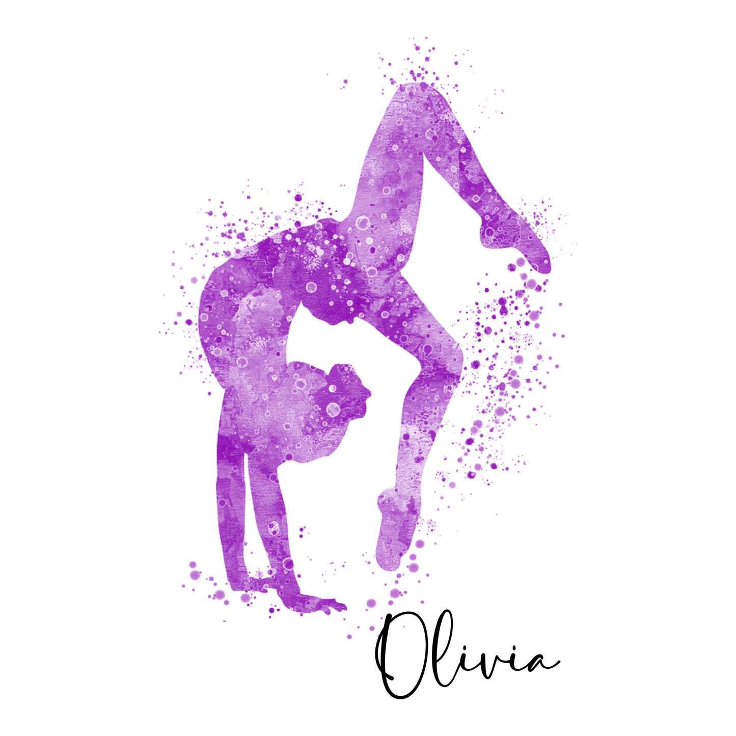 Personalised Kick Over Name Print