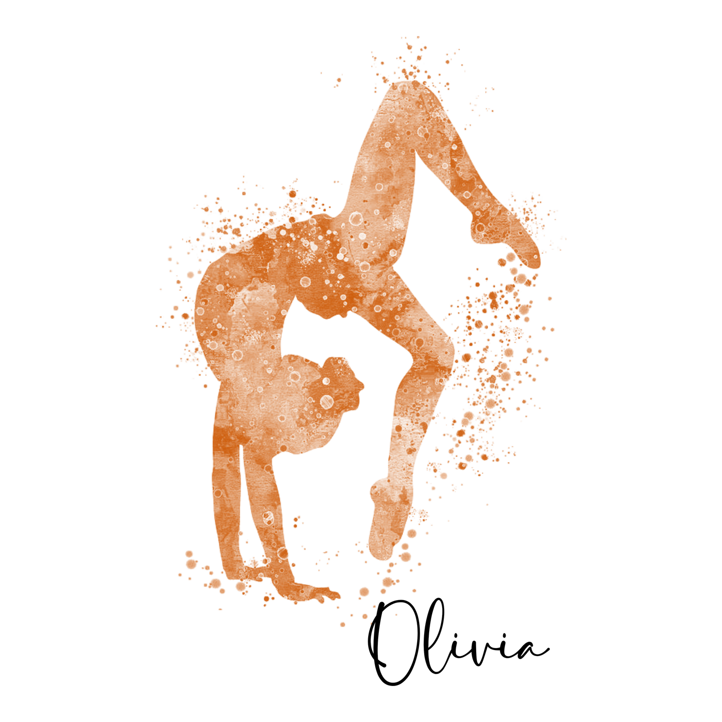 Personalised Kick Over Name Print