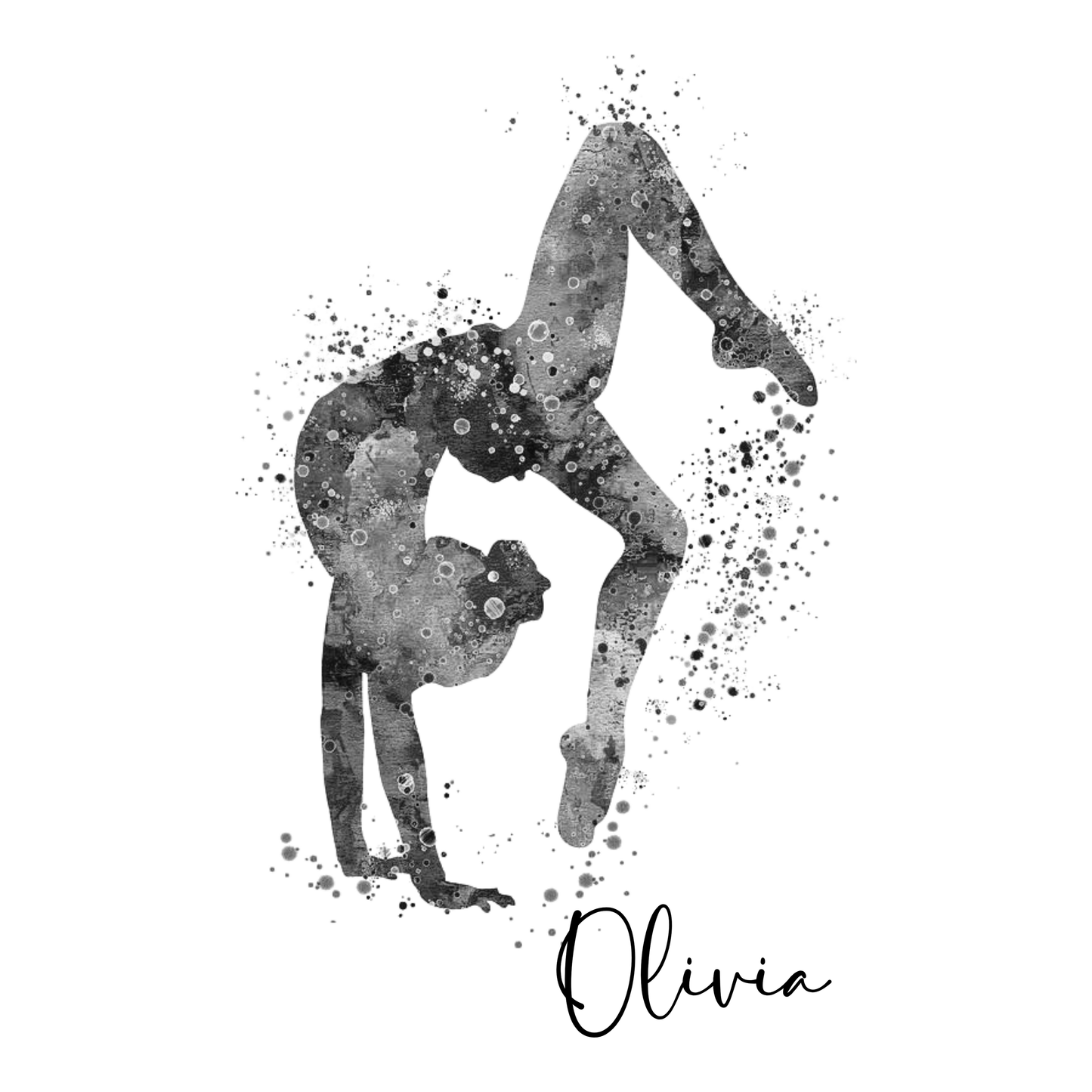 Personalised Kick Over Name Print