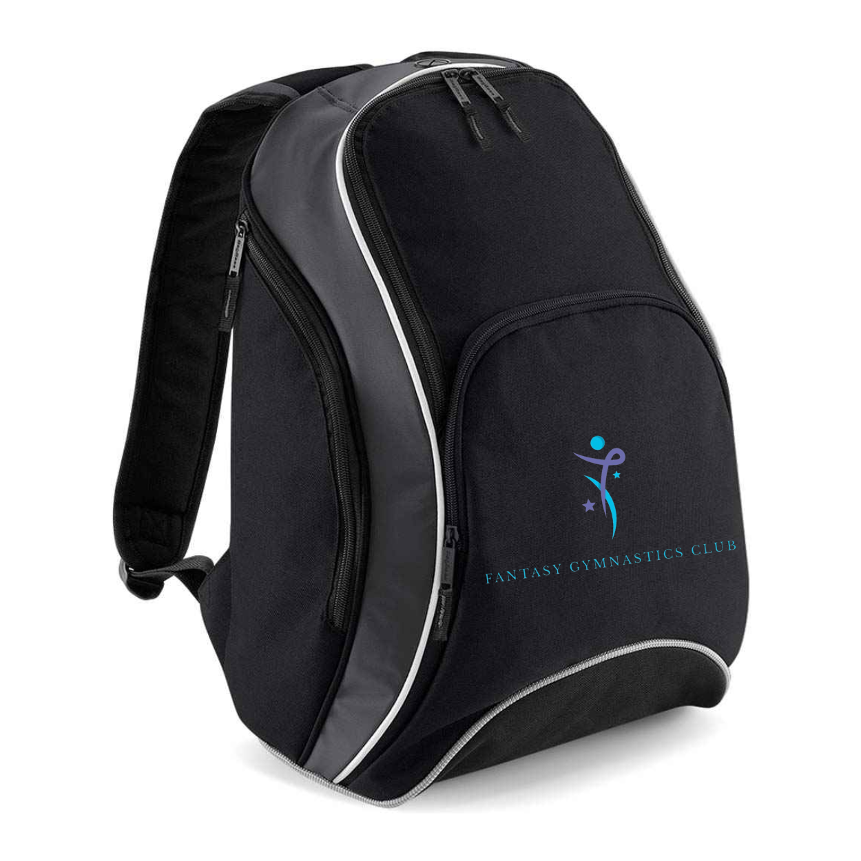Fantasy Team Wear Black and Grey Backpack (BG571/01/01)