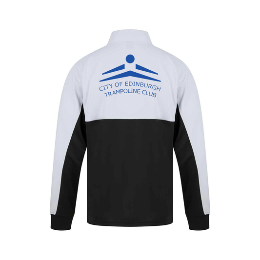 CETC Coach Team Wear Tracksuit Set Black/White 1/4 Zip