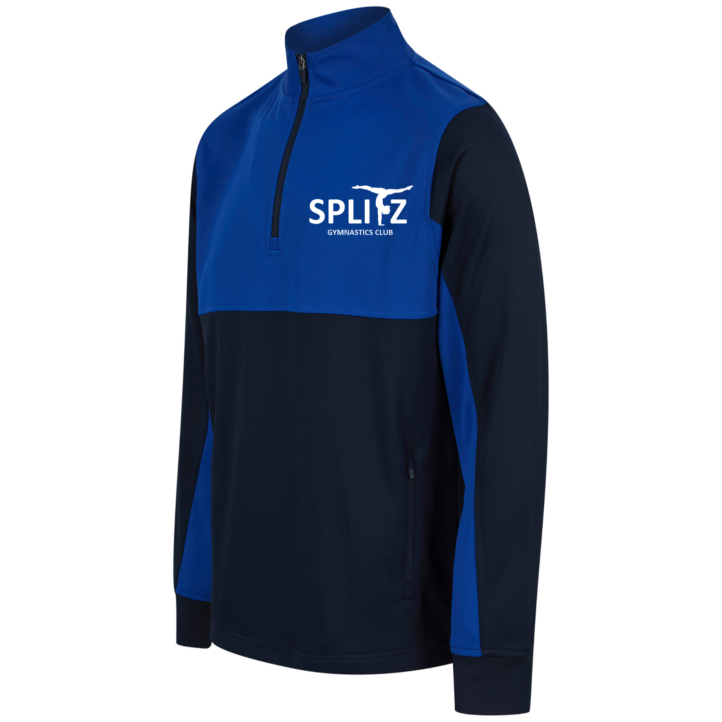 Splitz - Coach - Team Wear Navy/Royal Blue 1/4 Zip