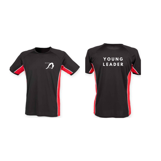 YOUNG LEADER - Bridge GC - Contrast T-Shirt Red and Black Panel (LV240LV242)