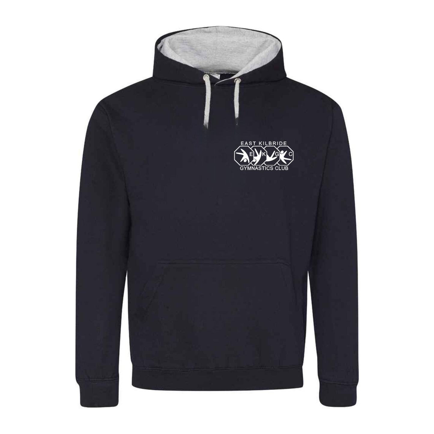 EKGC - COACH Club Contrast Hoodie Navy/Grey - (JH003)