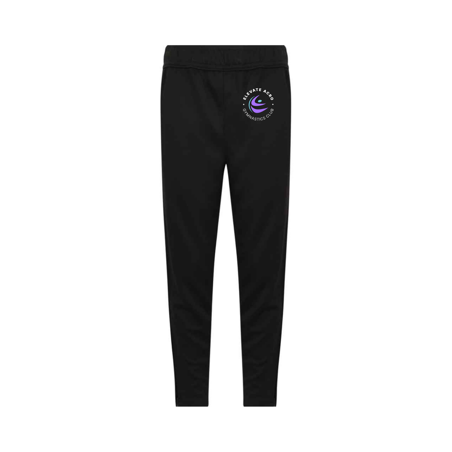 Elevate Gymnastics Tracksuit Bottoms - Black