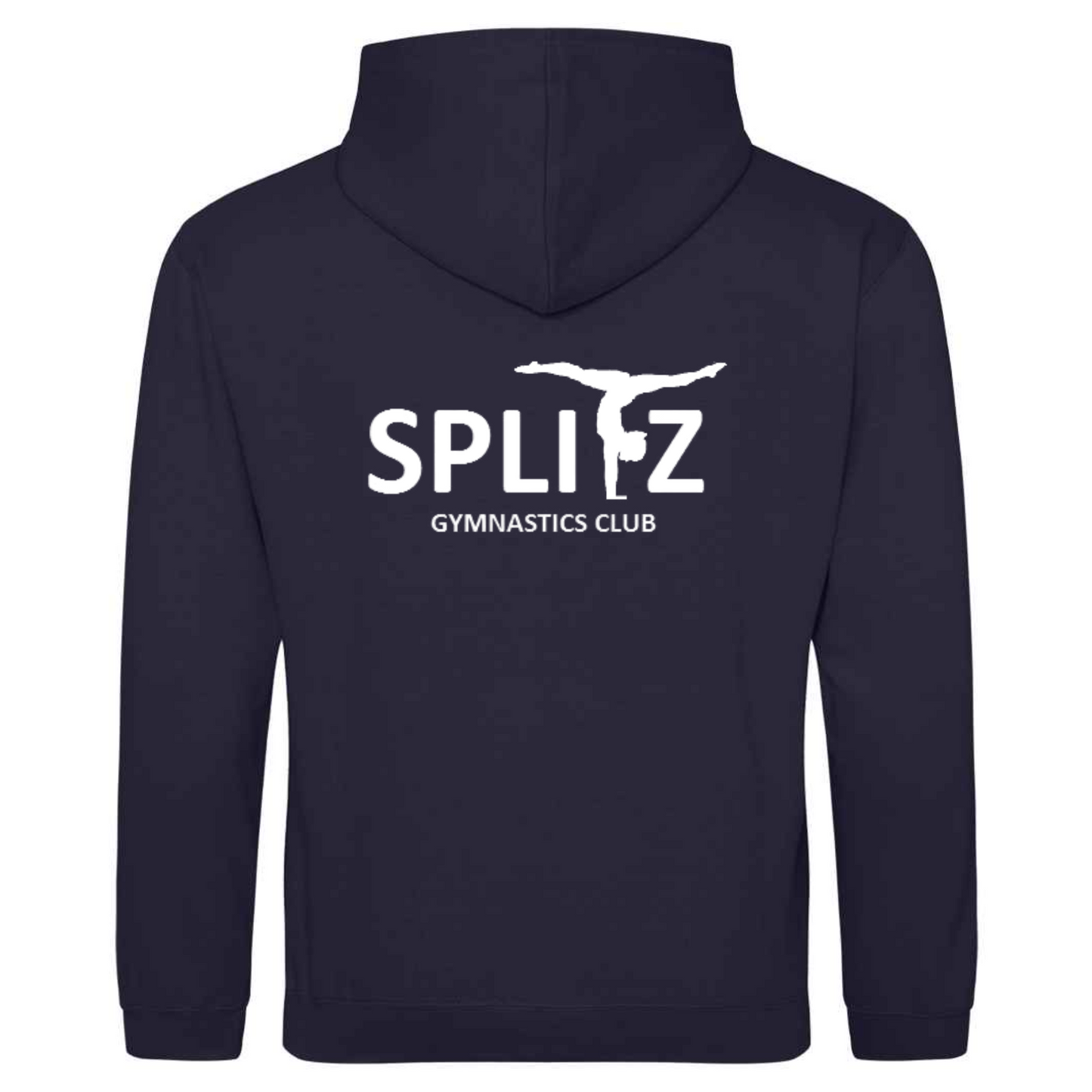 Splitz Contrast Hoodie Navy/Sky Blue - (JH003)