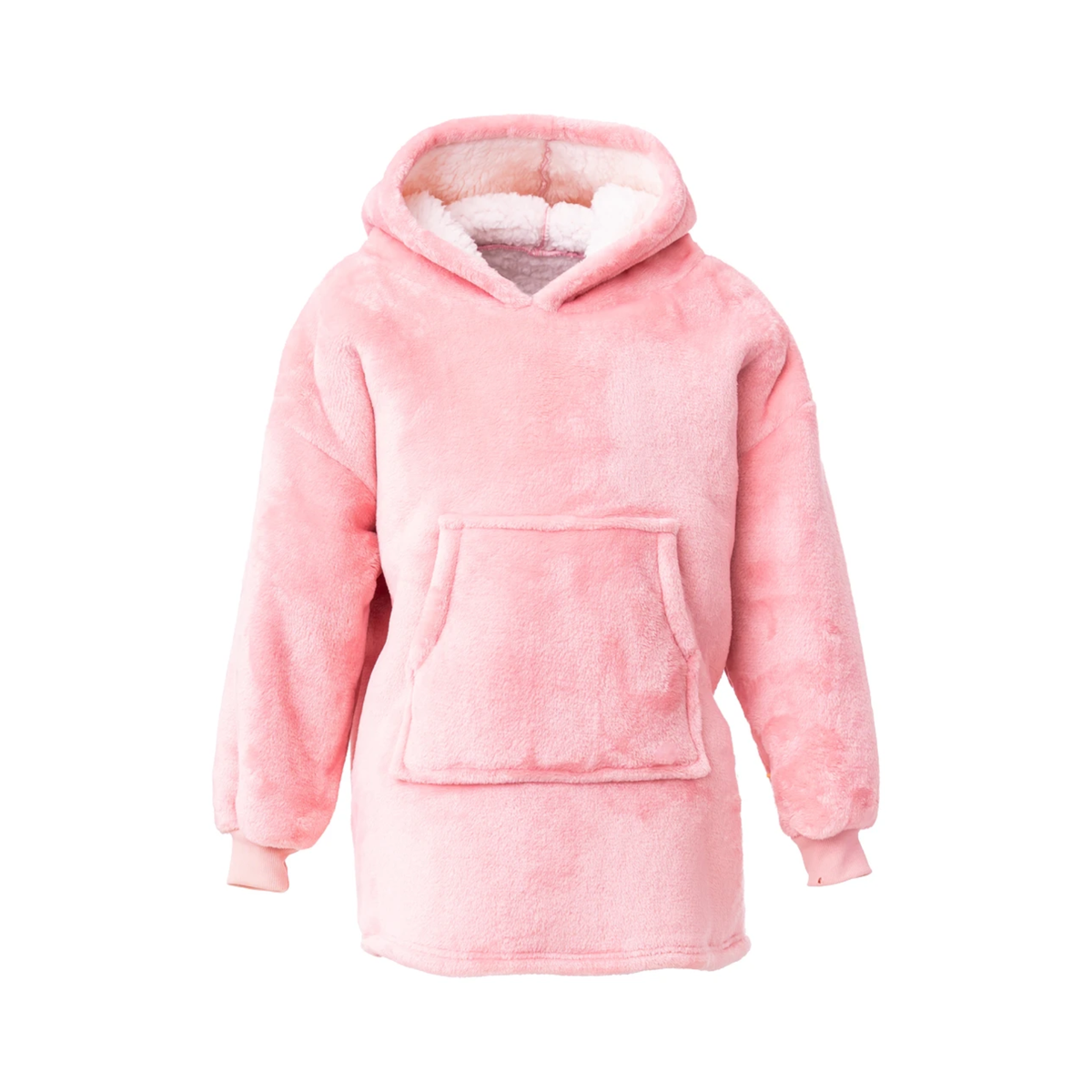Pennine Gymnastics pink fleece oodie, front