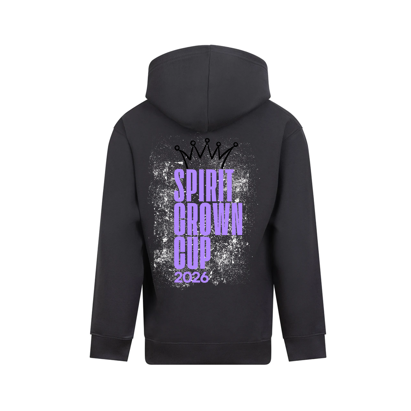 Spirit Gymnastics Academy -  Spirit Crown Cup Comp Hoodie - Colour Solid Charcoal