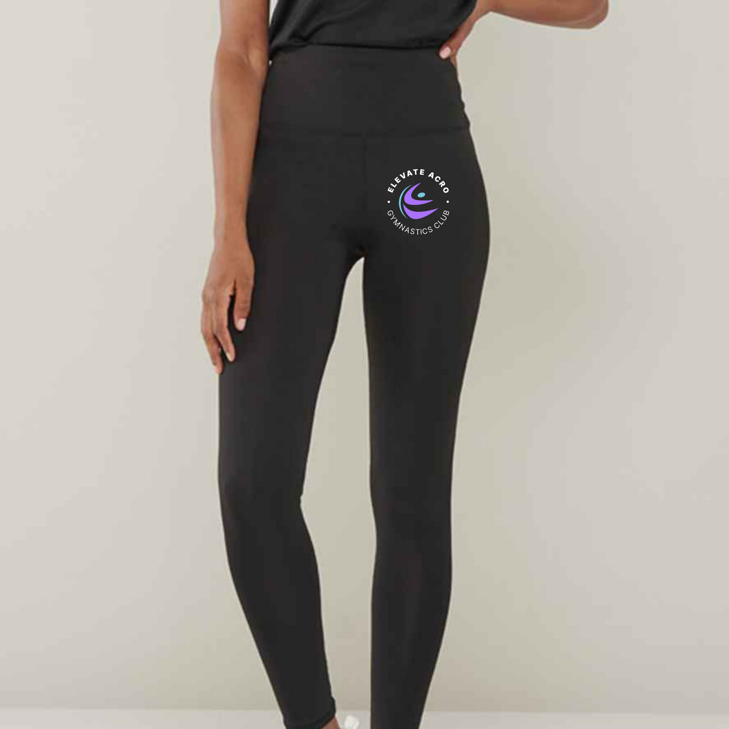 Elevate Gymnastics - Leggings - Black