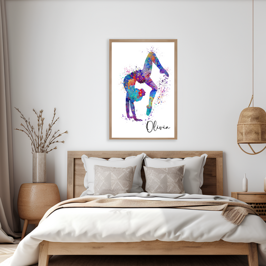 Personalised Kick Over Name Print