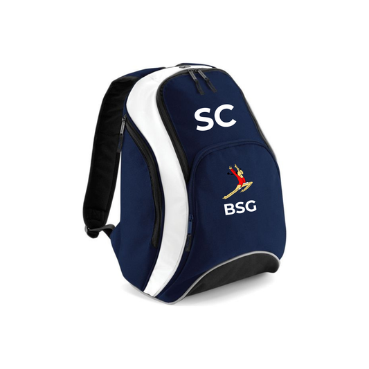 BSG Team Wear Navy & White Backpack (BG571/01/01)