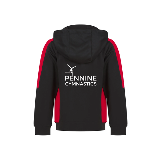 COACH - Pennine Gymnastics - Performance Hoodie - Black/Red