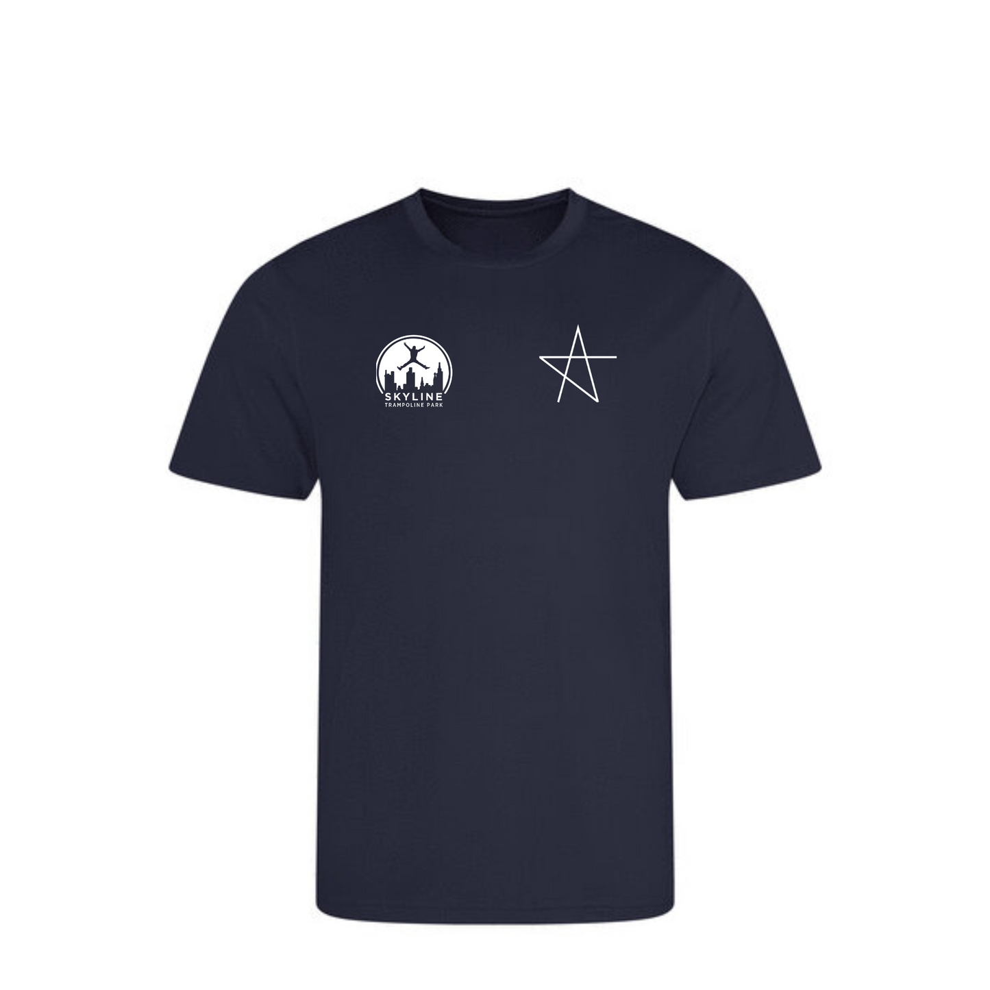 Aspire Trampoline - Club T-Shirt Navy
