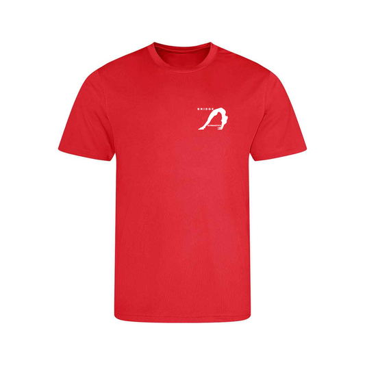 COACH ONLY - Bridge Gymnastics Dry-fit T-Shirt RED or BLACK (JC001J/01/02)