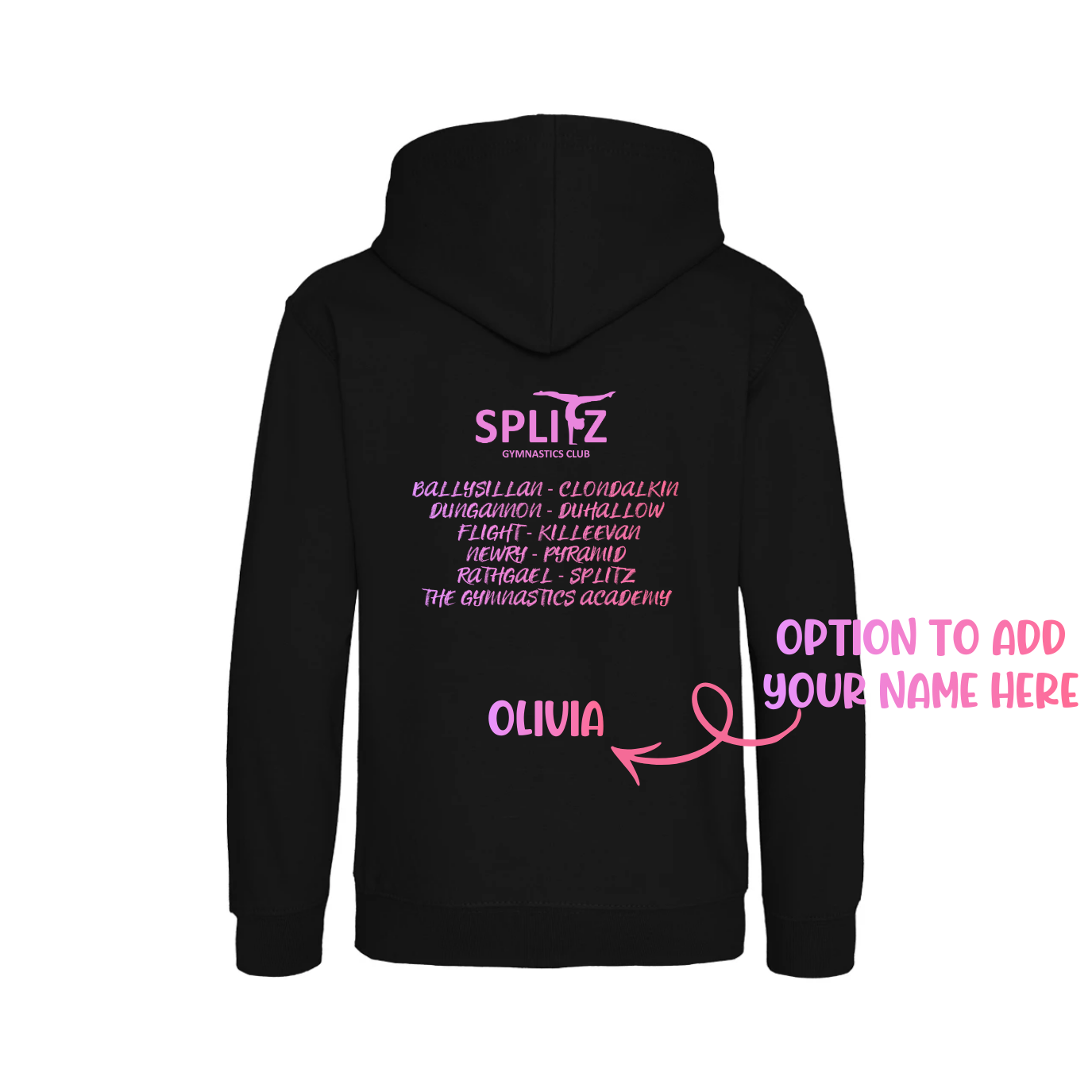 Splitz Gymnastics -  Charlotte Rose Memorial Cup Hoodie  -  - Front and Back Print
