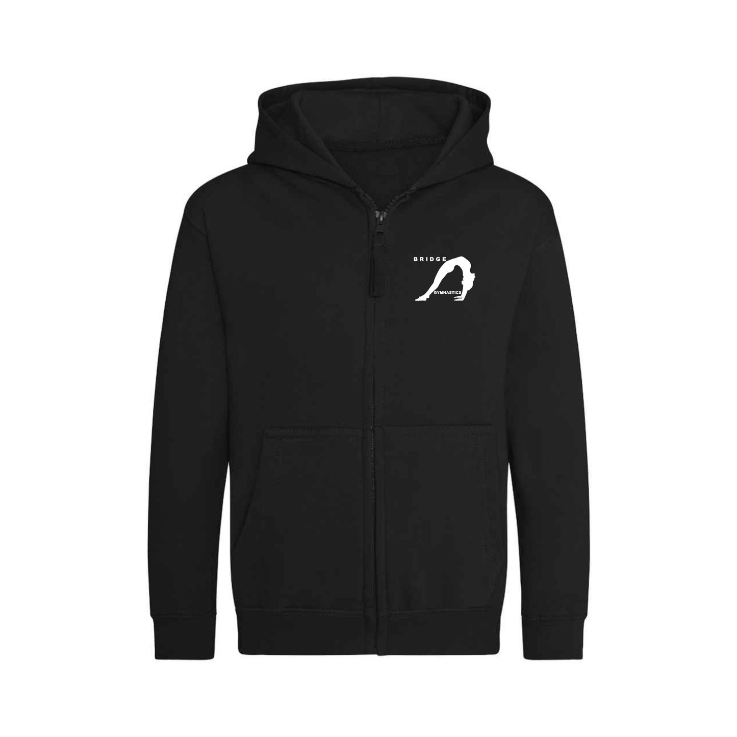 COACH ONLY - Bridge Gymnastics - Club Zipped Hoodie - Red (JH050)