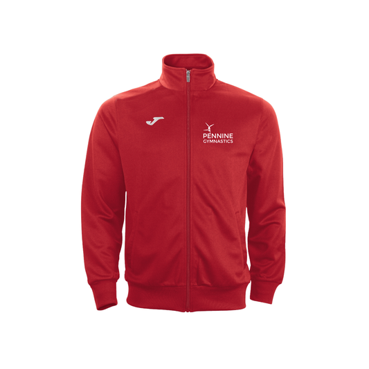 Pennine Gymnastics - Full Zip - Tracksuit Top - Joma - Black or Red - 100086.550