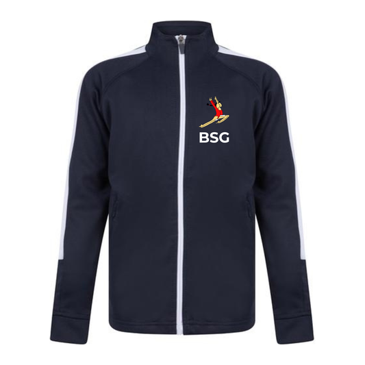 BSG Kids Team Wear Tracksuit and Bag Bundle Set Navy/White