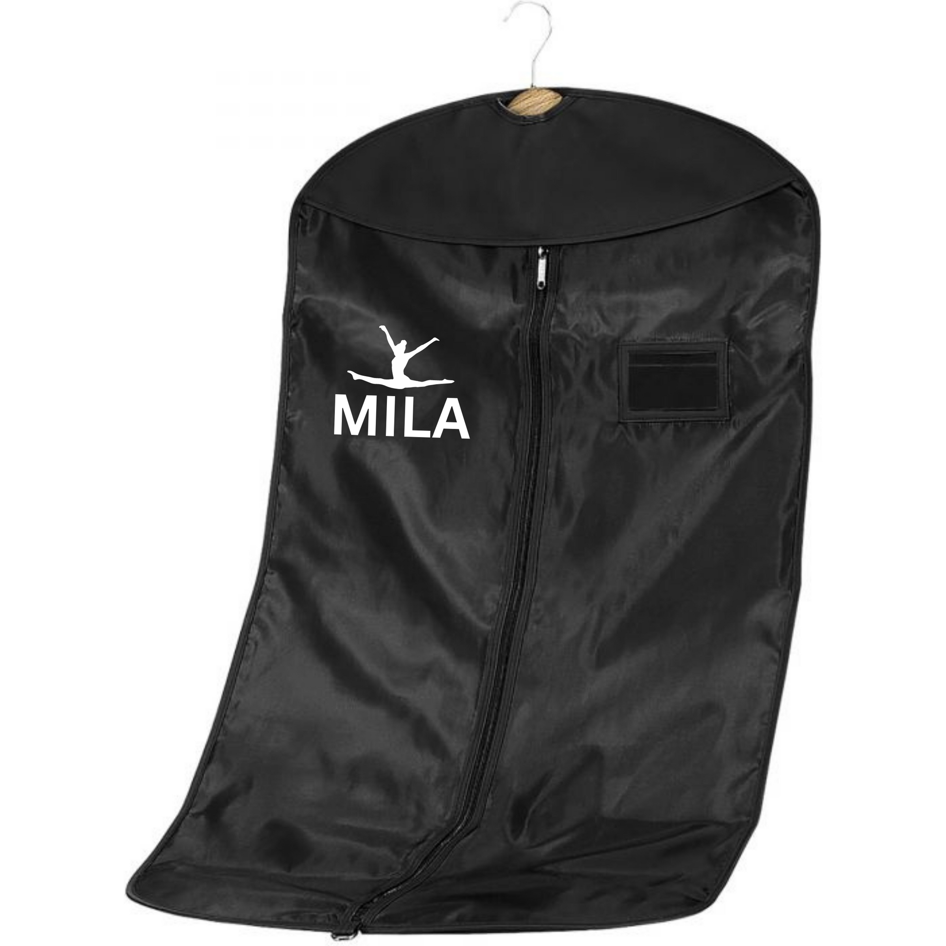 Our personalised gymnastics leotards bag is perfect for every gymnast, offering a stylish and functional solution for carrying all your essential gear. Complete with your name and club embroidered, it ensures your belongings are organised and easily identifiable. Crafted with durable materials, it features spacious compartments for leotards, grips, and other equipment. Show off your club pride and stand out in the gym with this high-quality, personalised gymnastics accessory.