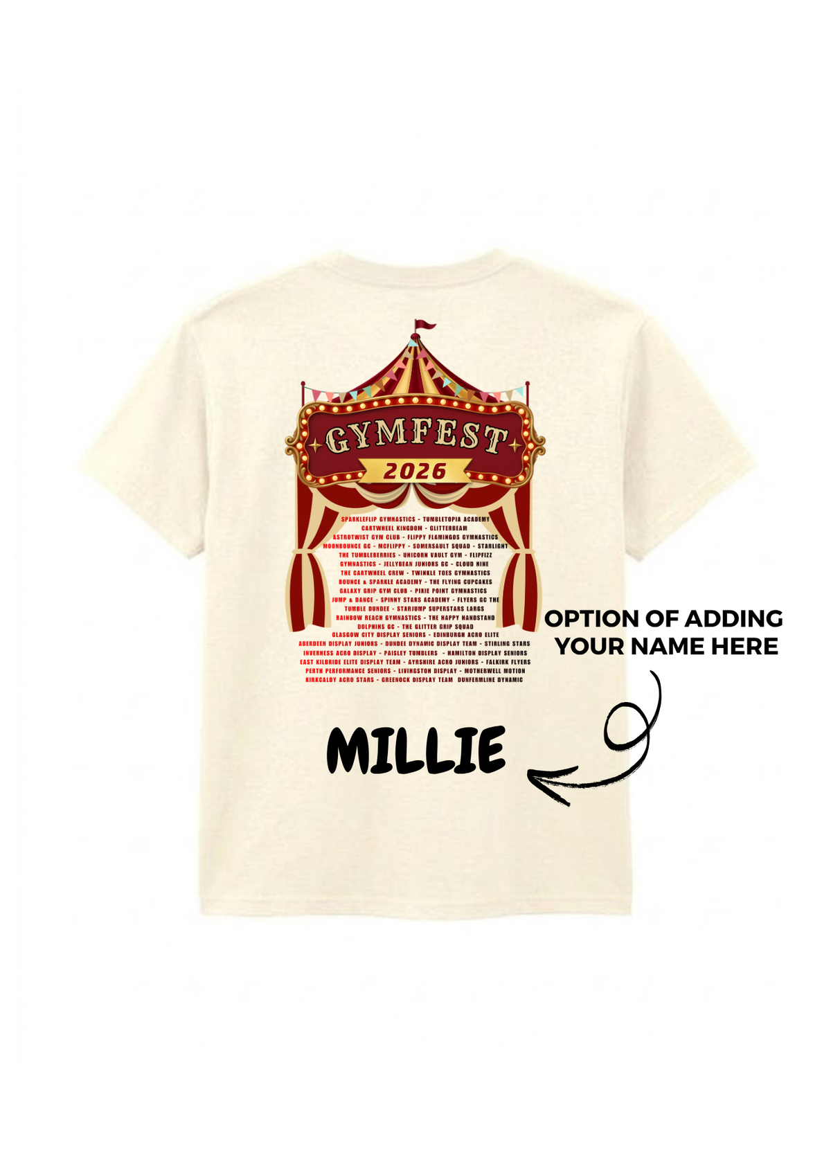 Scottish Gymnastics - Gymfest November 2026 - T-Shirt