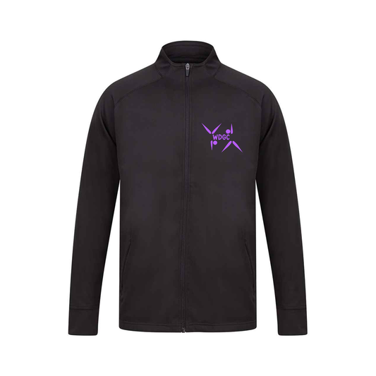 WDGC - Tracksuit Top - Full Zip (Top Only) - Black