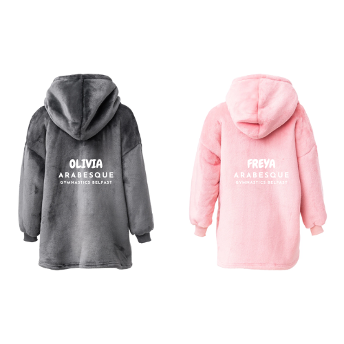 Arabesque - Fleece Oodie - Embroidered Logo - Name Optional
