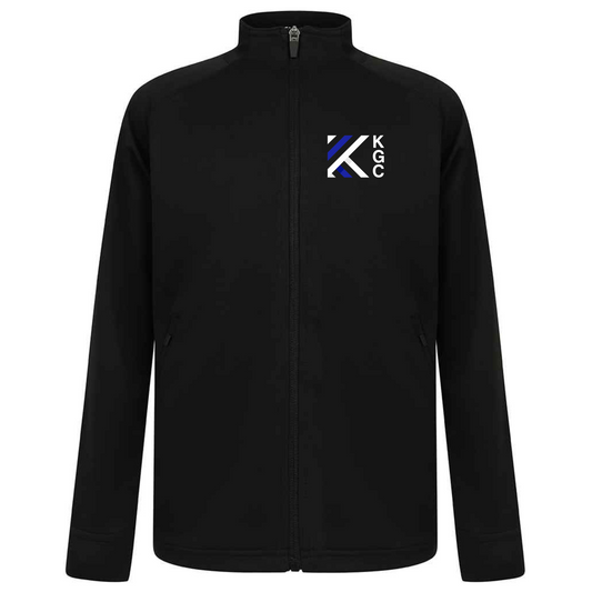 Kingston GC -  Tracksuit Top ONLY - Full Zip - Black