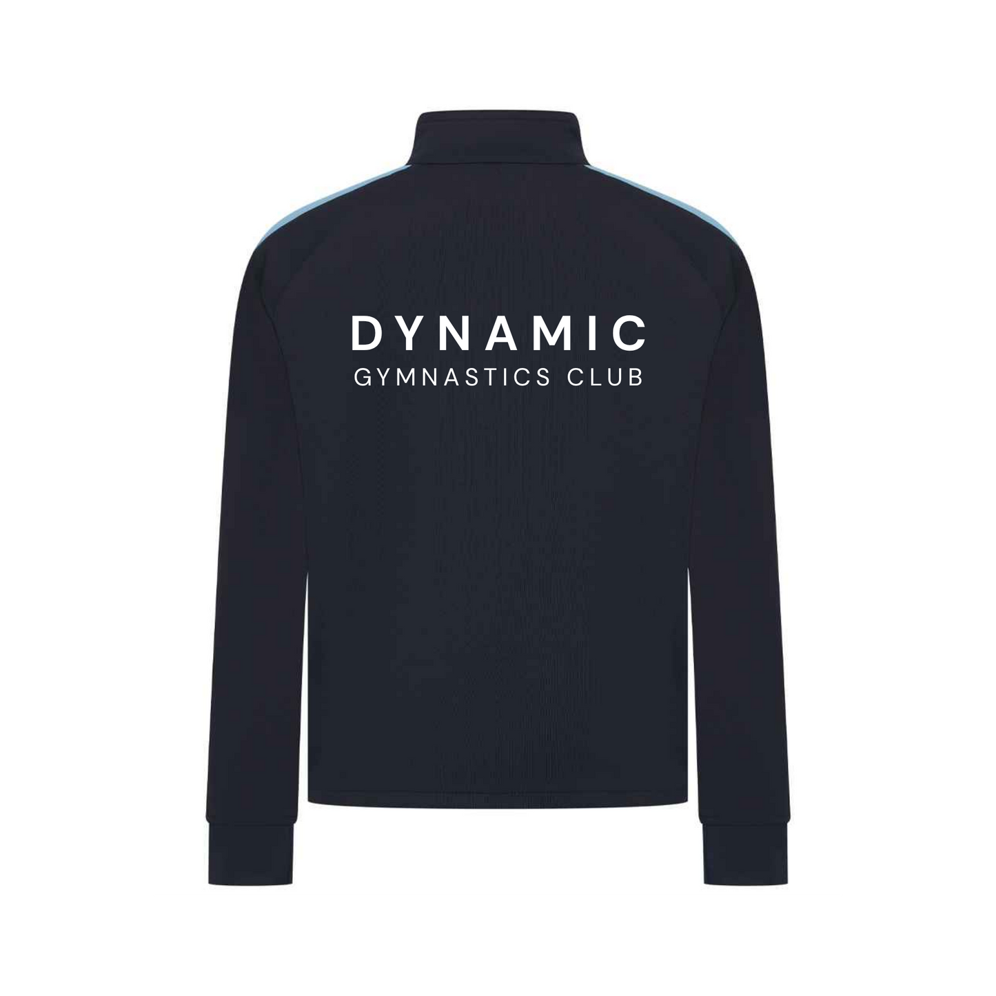 Dynamic Gymnastics Club - Tracksuit Top - Full Zip (Top Only) - Navy/SkyBlue