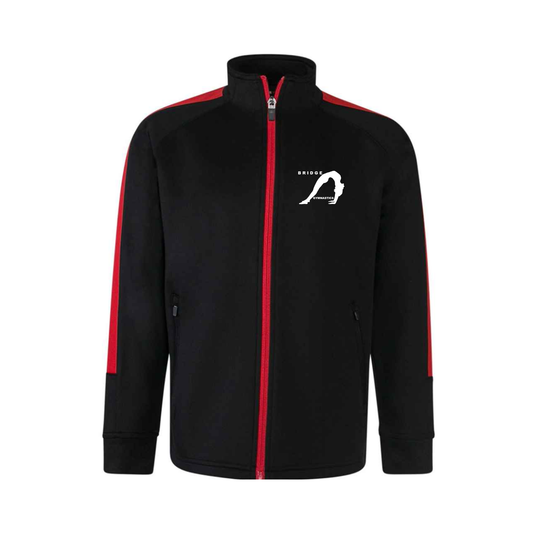 COACH ONLY -Bridge GC - Full Tracksuit - Full Zip Top - Black/Red