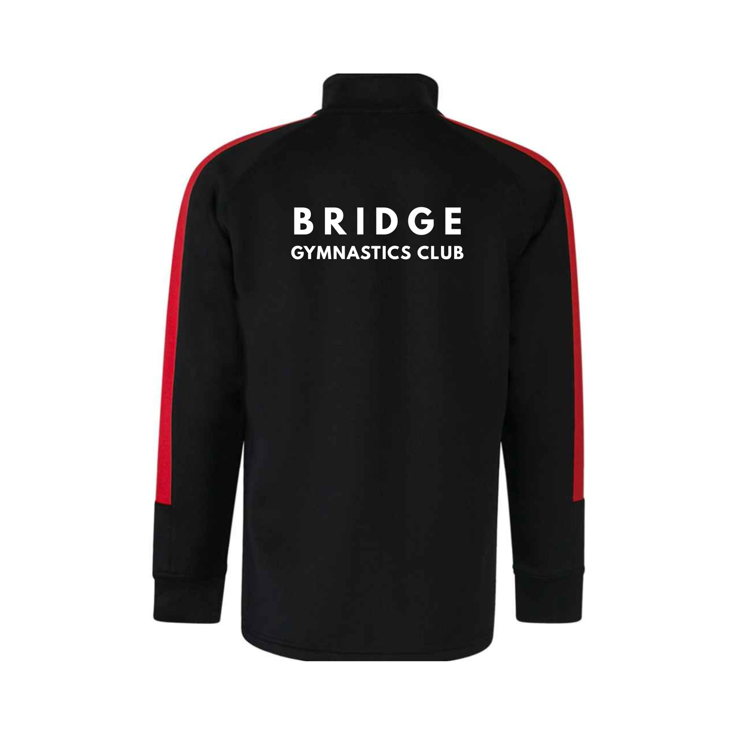 Bridge GC - Tracksuit Top - Full Zip (Top Only) - Black/Red