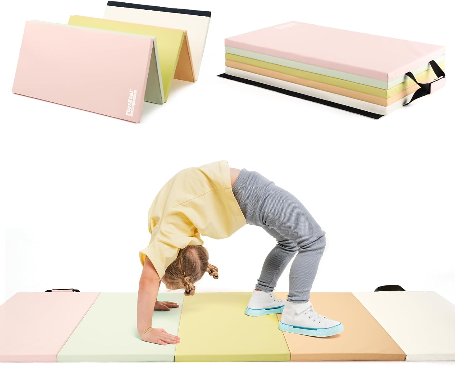 5 panel folding gymnastics mat.  Infoor gymnastics training mat