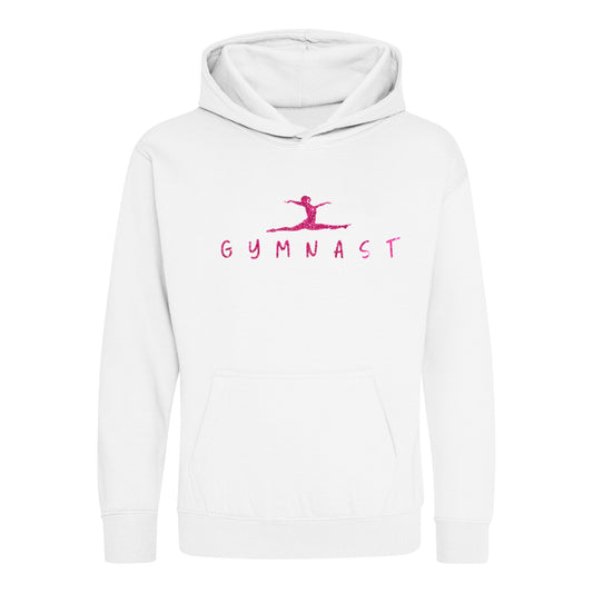 Pink Glitter Gymnast Hoodie (JH001/1/02)