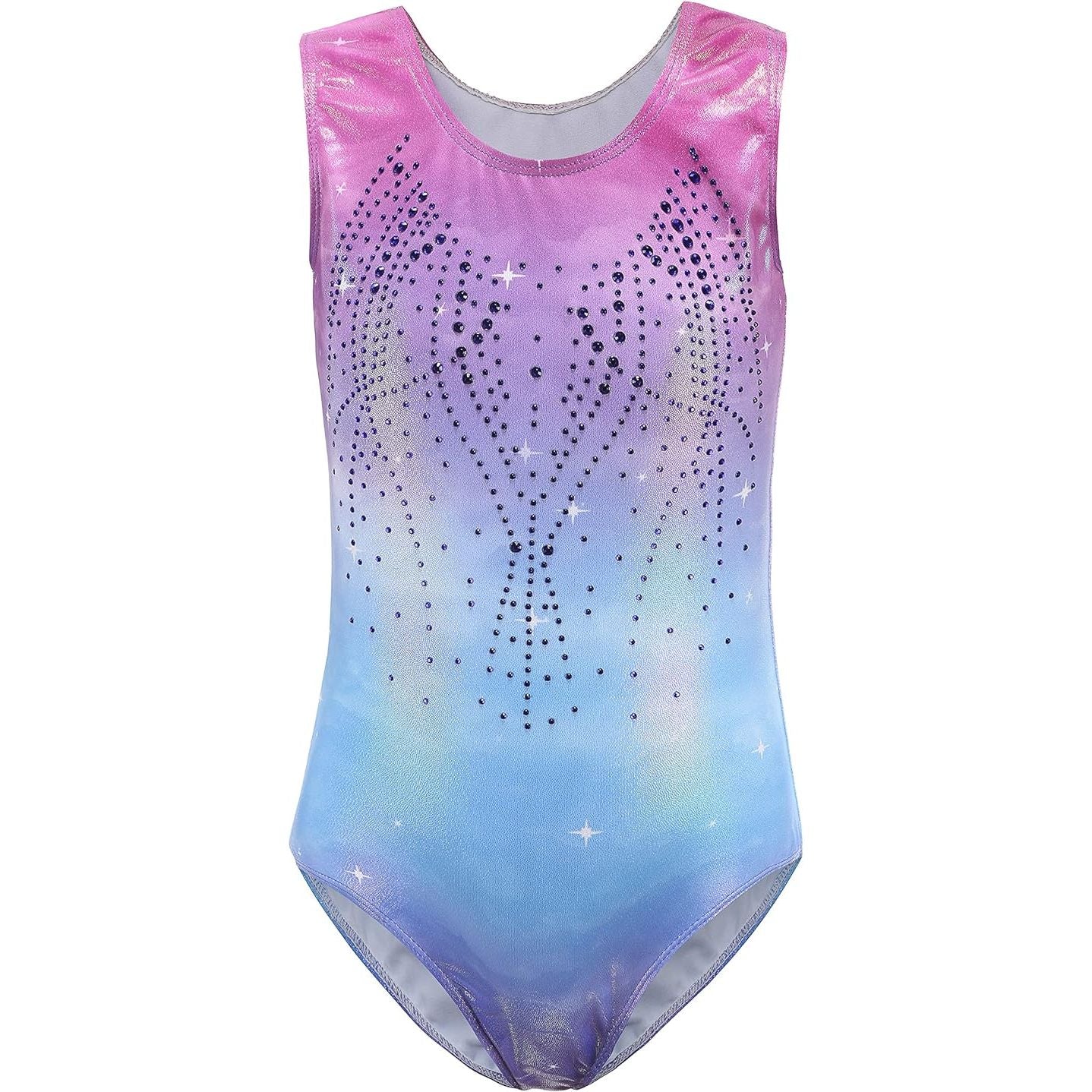 Short Sleeve pastel Galaxy effect Leotard