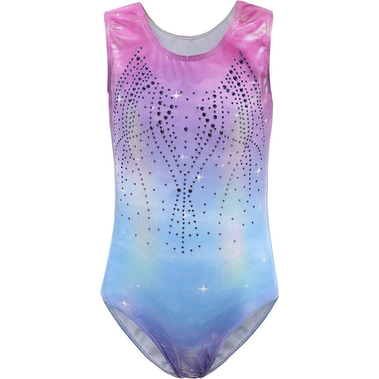 Short Sleeve pastel Galaxy effect Leotard