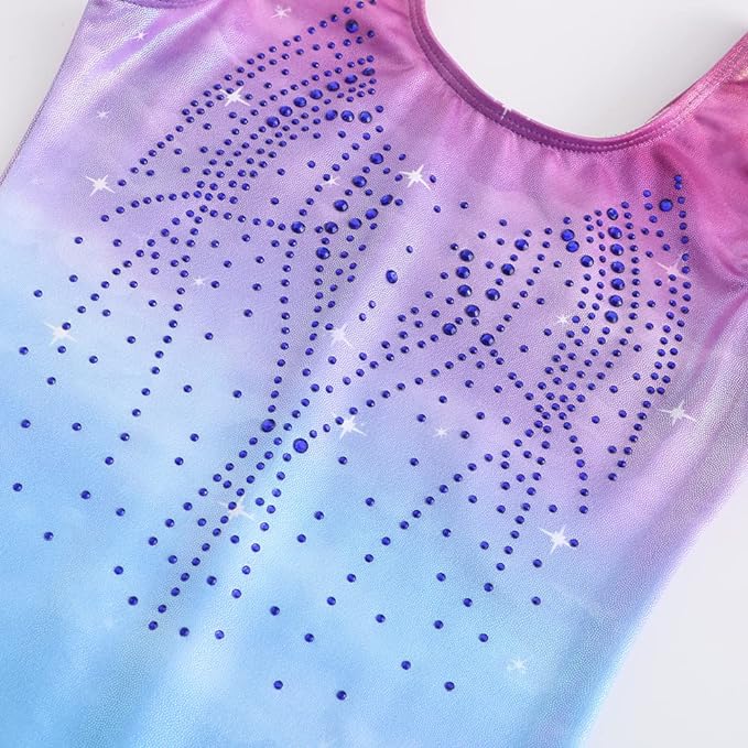 Short Sleeve pastel Galaxy effect Leotard