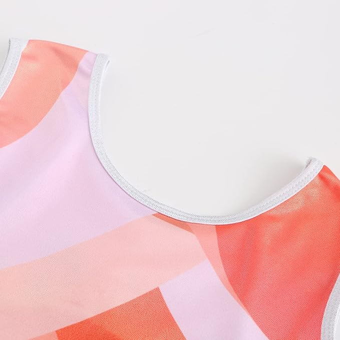 Short Sleeve Pastel Multi colour Leotard