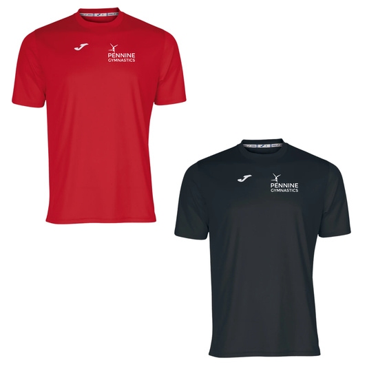 Pennine Gymnastics - Premium T-Shirt - Joma - Black or Red - 100052.600