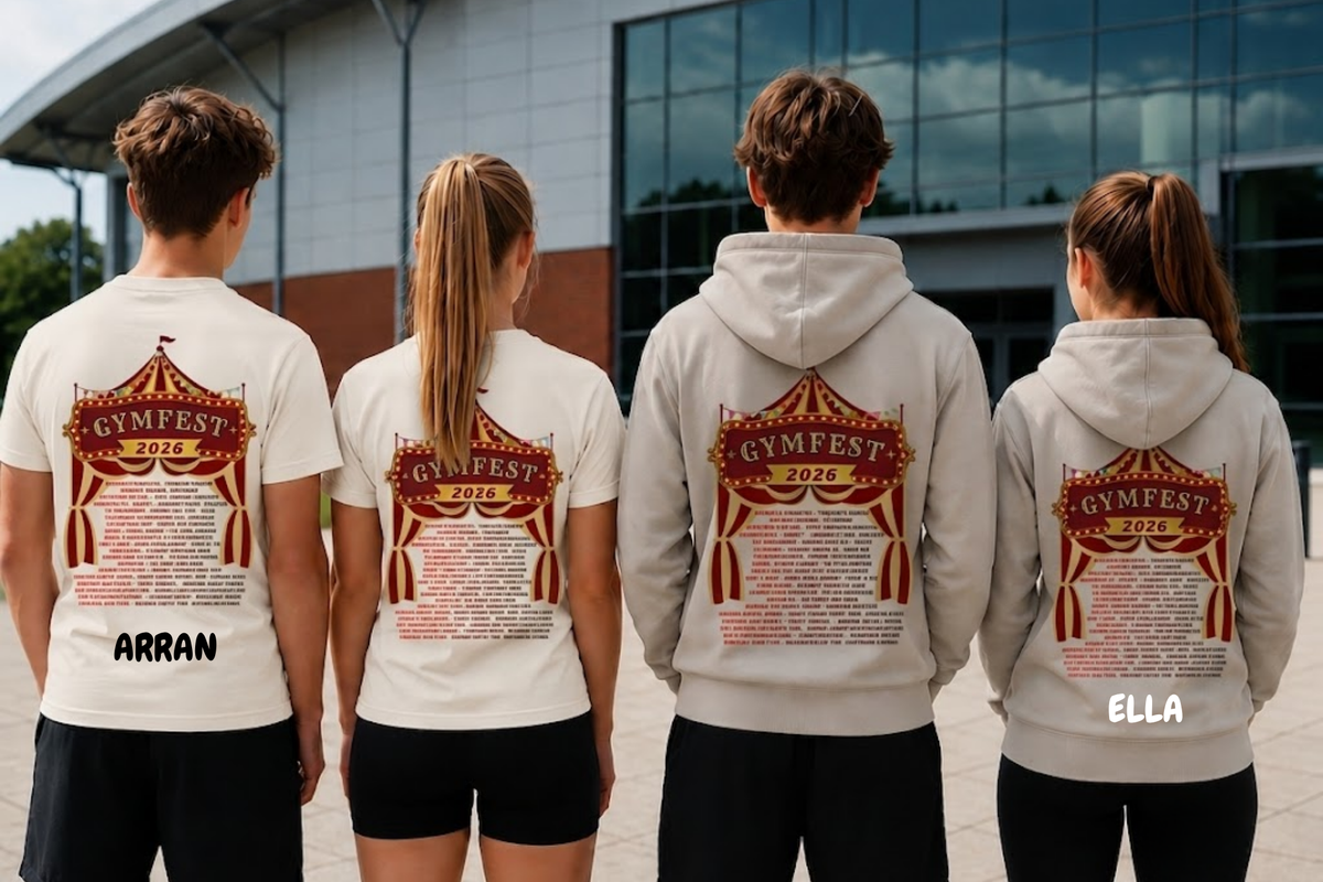 Scottish Gymnastics - Gymfest November 2026 - Bundle (T-Shirt & Hoodie)