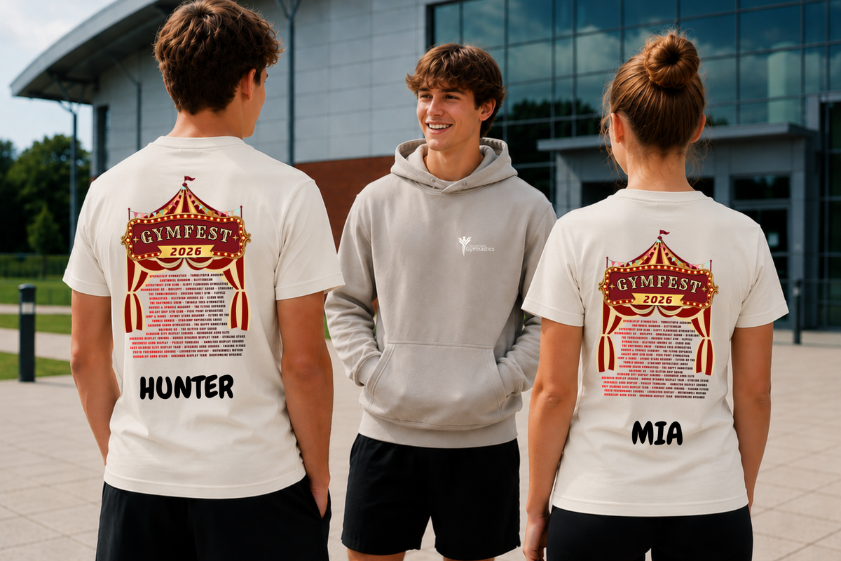 Scottish Gymnastics - Gymfest November 2026 - Bundle (T-Shirt & Hoodie)