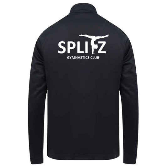 Splitz Gymnastics Team Wear Tracksuit TOP Only Navy/Royal
