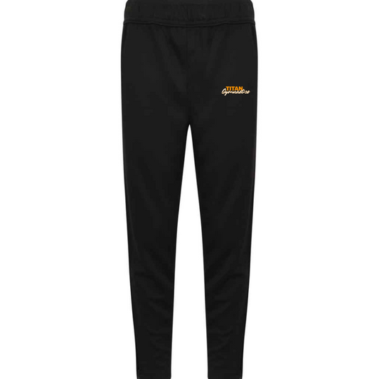 Titan Team Wear Tracksuit BOTTOMS ONLY - Black/White LV871/881