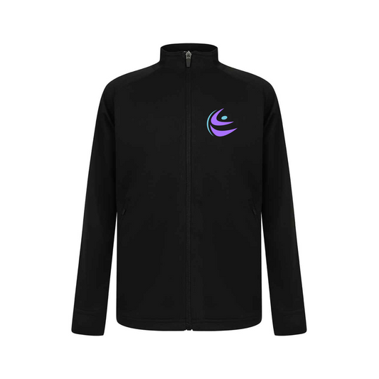 Elevate Gymnastics - Tracksuit Top - Full Zip - Black