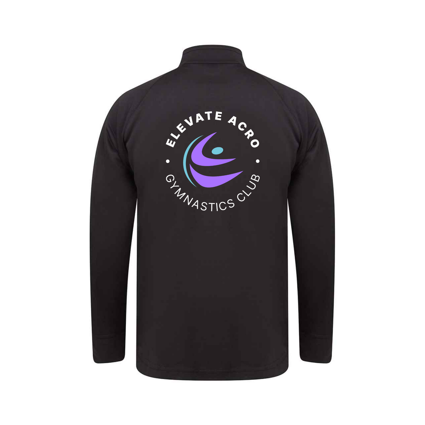 Elevate Gymnastics - Tracksuit Top - Full Zip - Black
