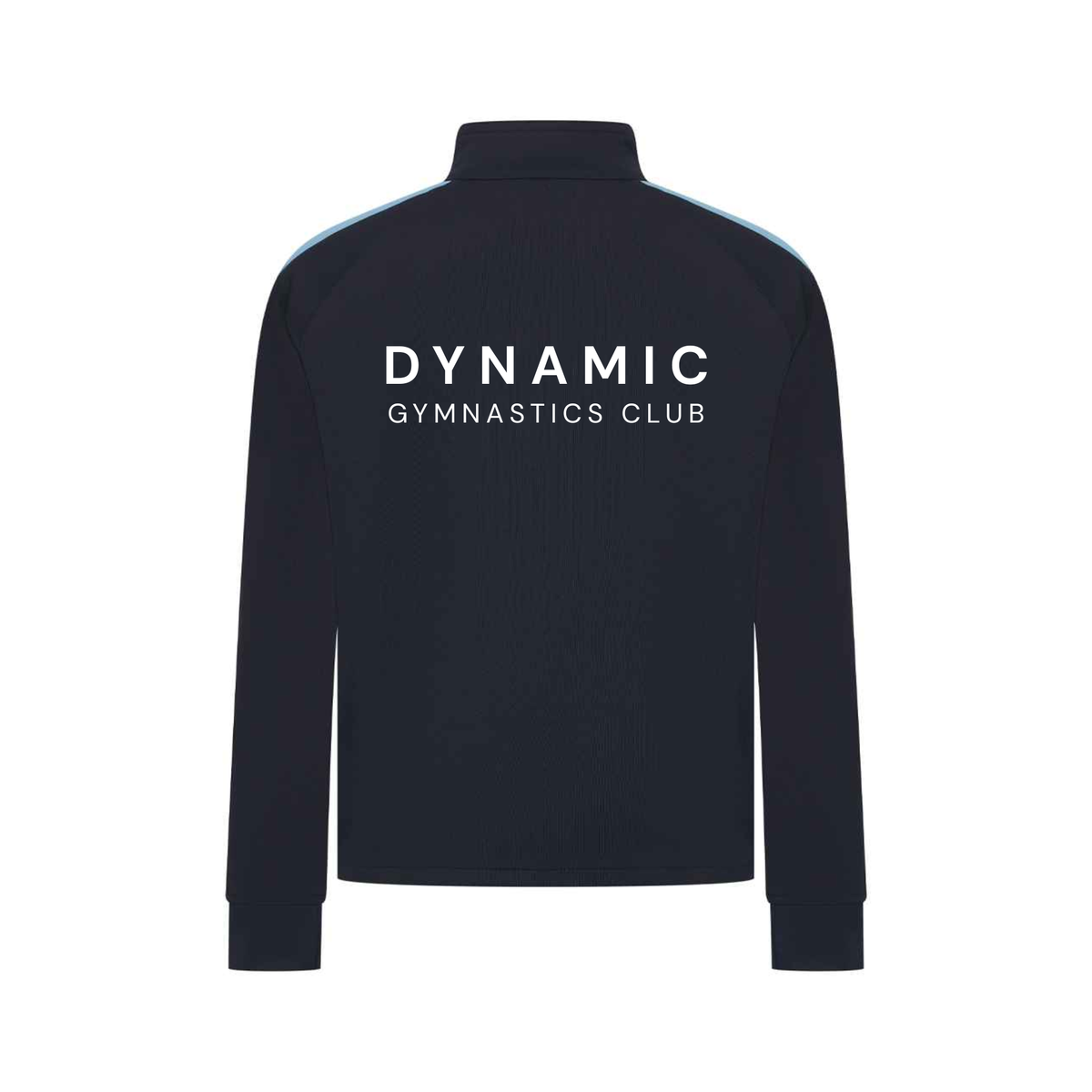 Dynamic Gymnastics Club full tracksuit, navy and sky blue