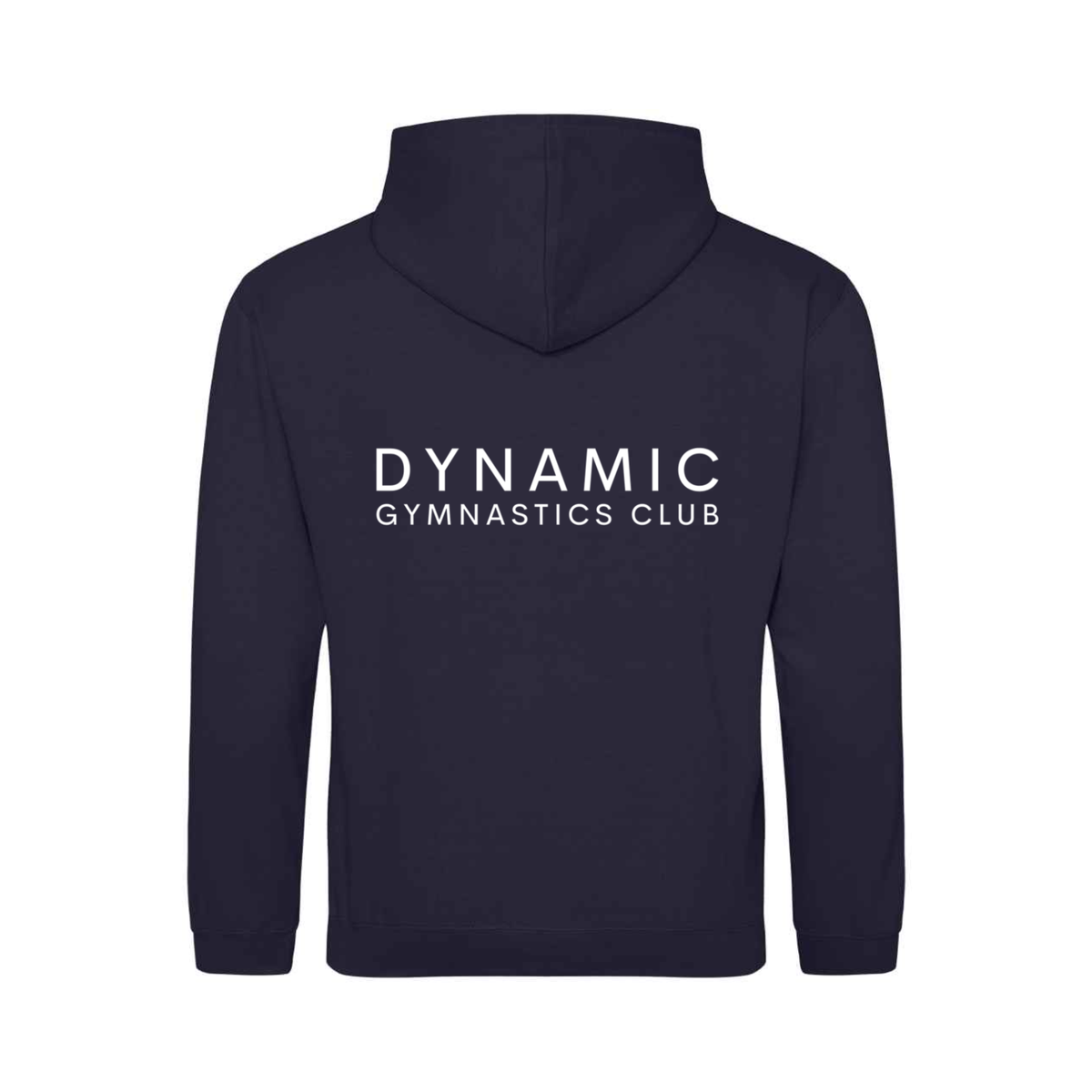 Dynamic Gymnastics Club contrast hoodie, back