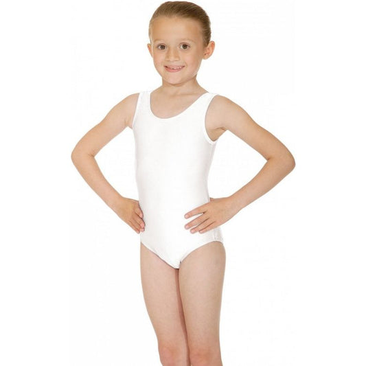 White Sleeveless Leotard